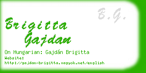 brigitta gajdan business card